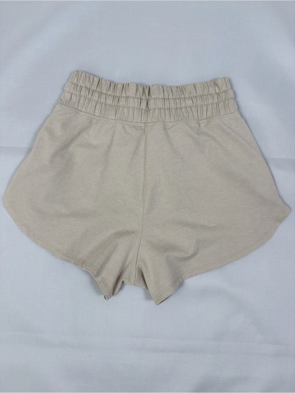 Vuori Women's Athletic Shorts in Light Taupe - Picture 8 of 8